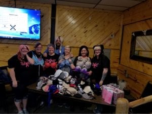 Black Hills Goddess and others collecting bra's for Breast Cancer Awareness