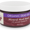 Organic Dead Sea Mud Mask is full of skin loving nutrients and contains the highest available amount of mineral salt