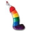 Rainbow Colored Penis 16 fluid ounce sports bottle