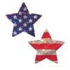 Stars and stripes pasties or nipple coverings